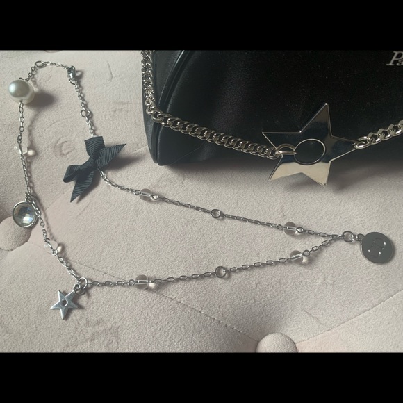 Genuine Dior Black Star Necklace - Picture 3 of 9